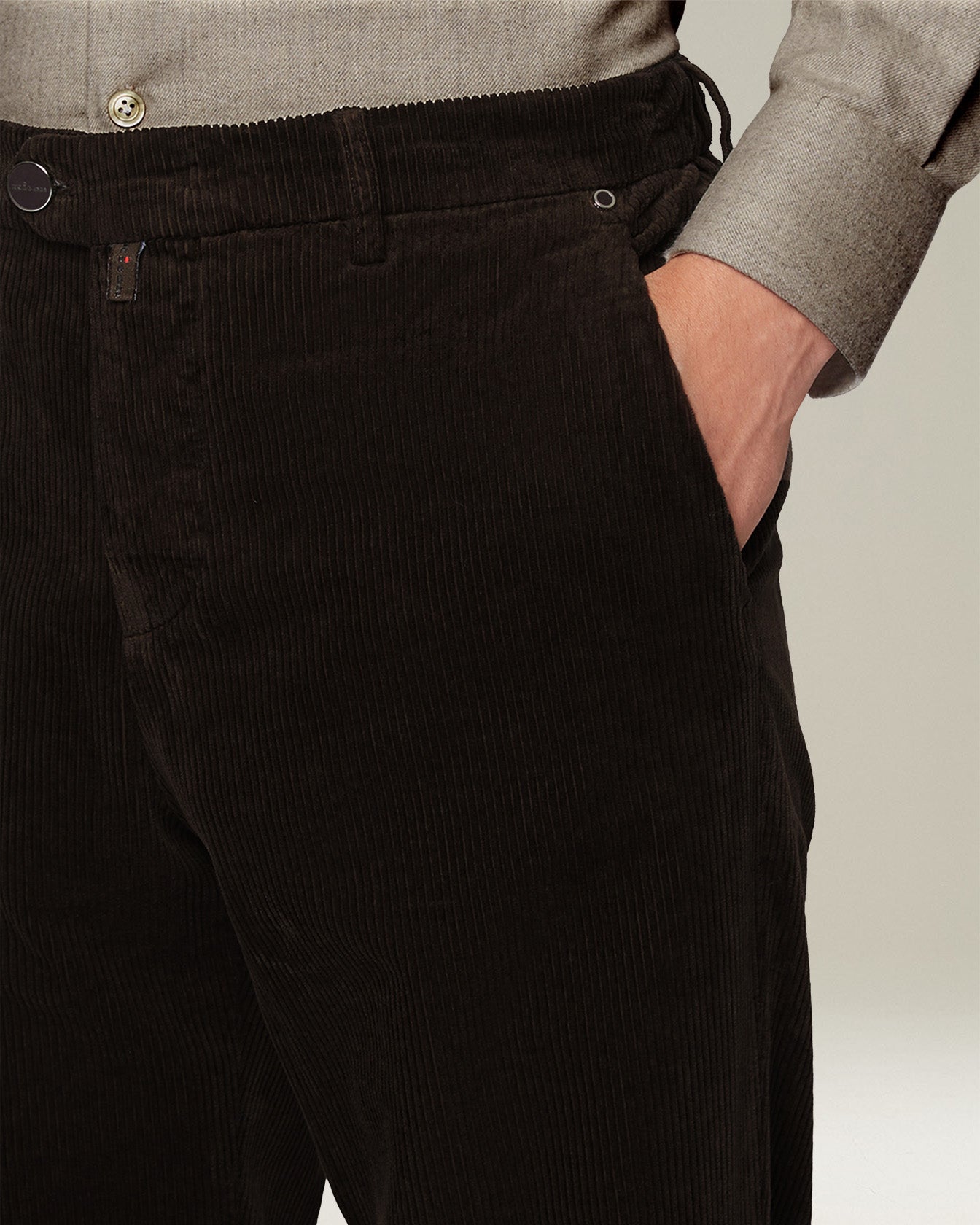 Kiton Casual Cotton Cashmere Hose Herren Beige