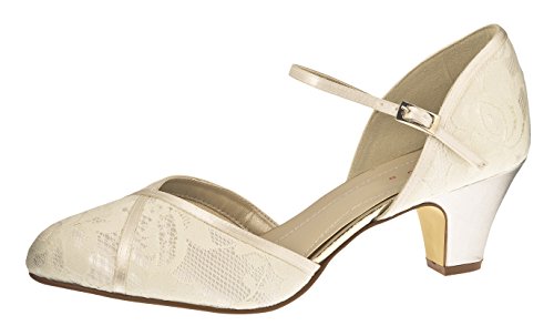 Rainbow Club Essentials Shirley Pumps Spitze Elfenbein Gr 38