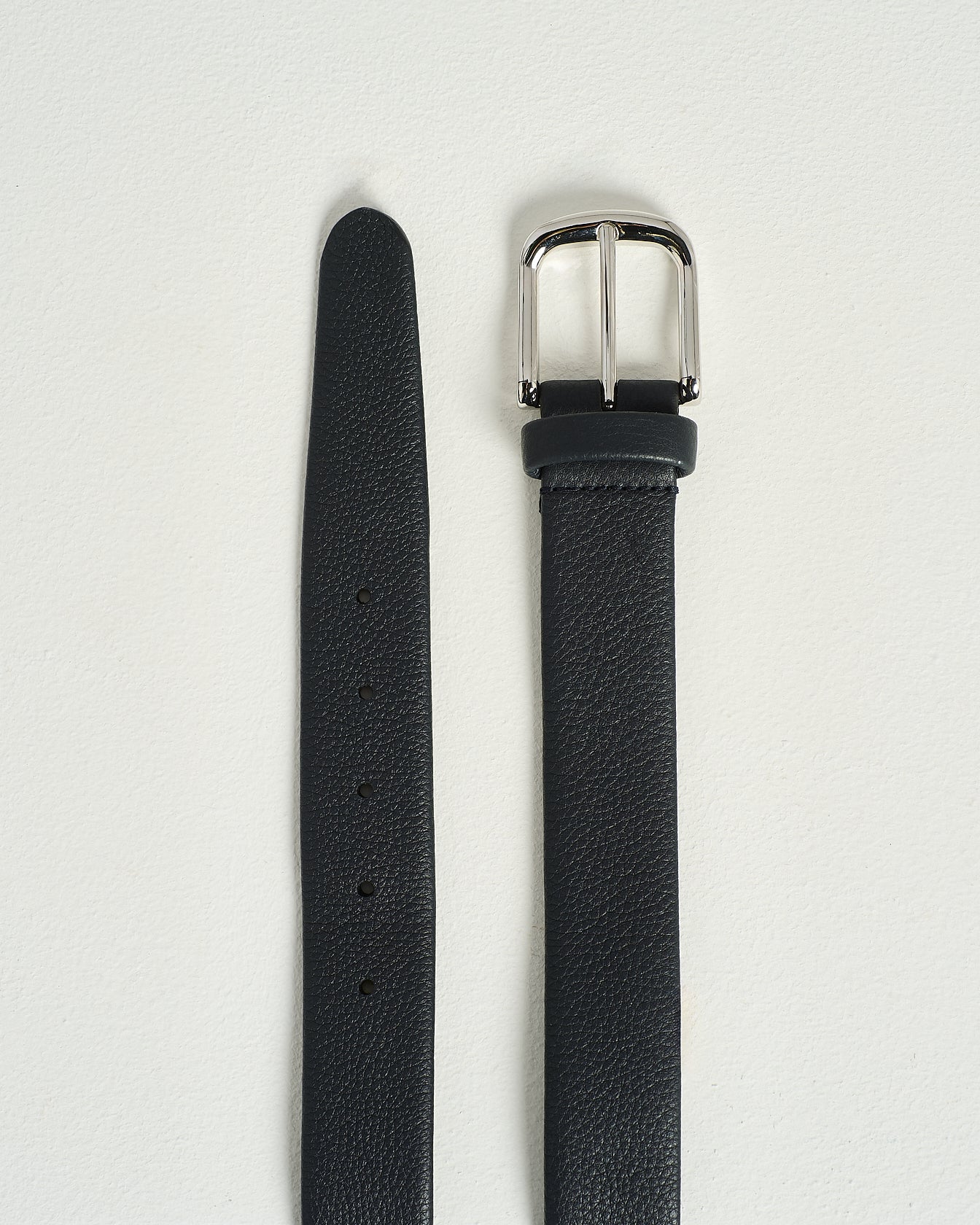 Kiton Belts Blue Calfskin Ledergürtel Blau Kalbsleder
