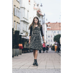 Rettl Women Josefa-Elise Evening Dirndl mit Schürze