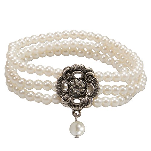 Alpenflüstern DAHEIM DAB056 Frederike Armband 3-reihig Perlen