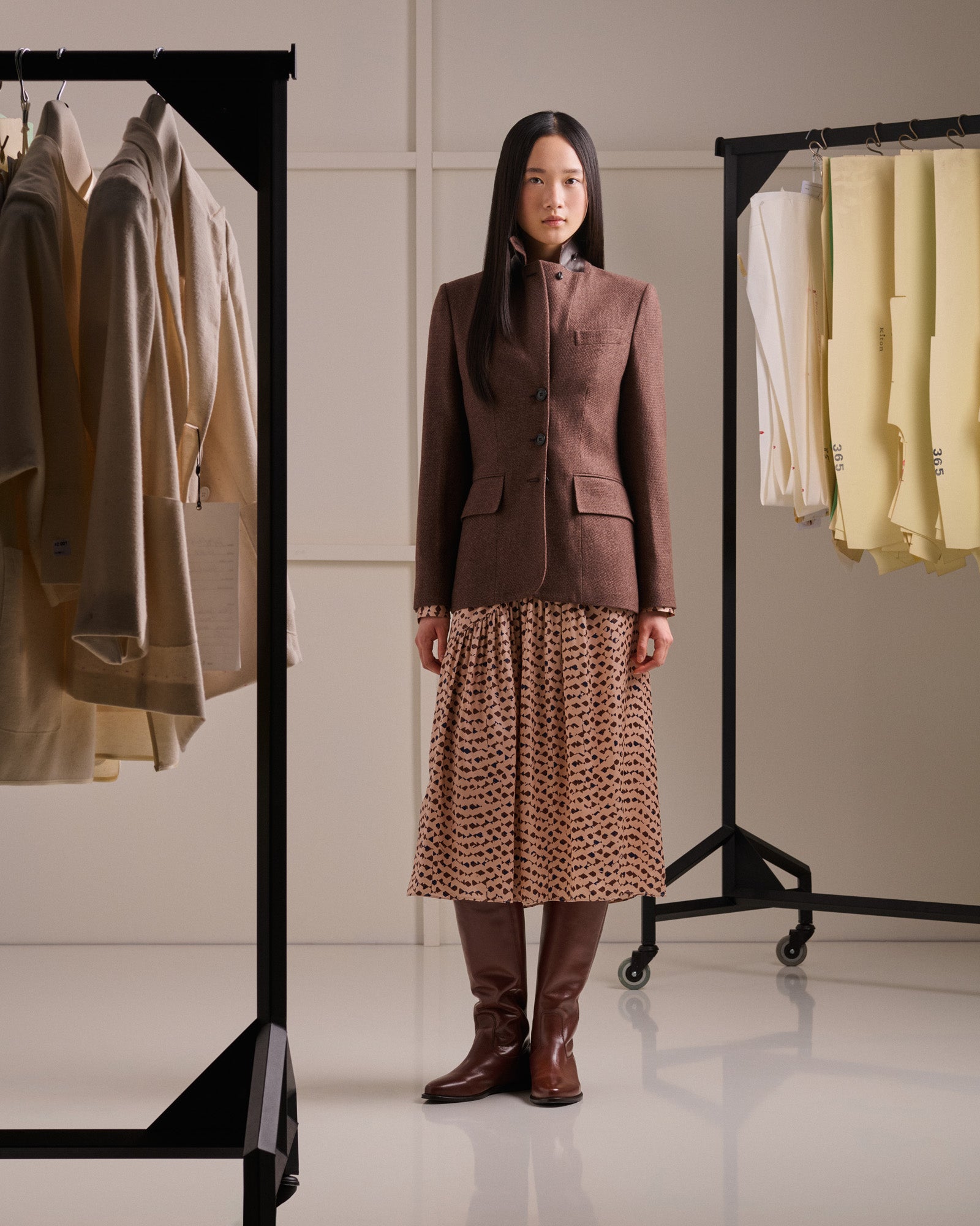 Kiton Brown Cashmere Jacket Sakko braun Kaschmir einreihig