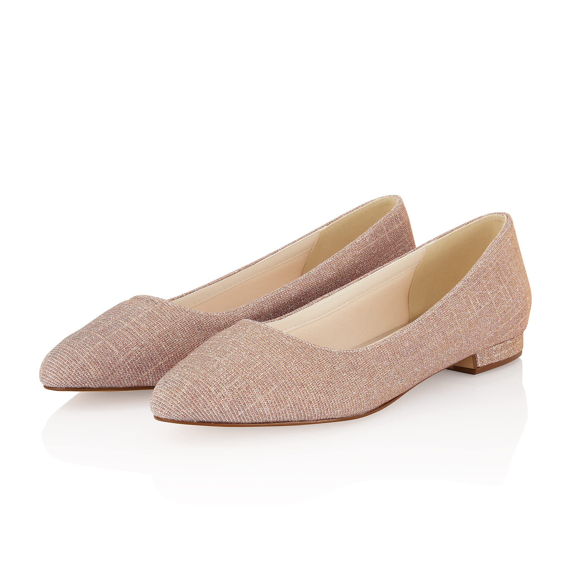 Rainbow Club Luxe Collection Lauri Ballerina Rose Metallic flach