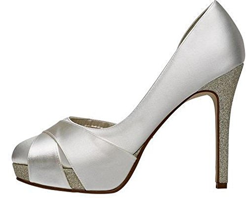 Rainbow Club Embellished Kelis Pumps Ivory Glitter Bliss