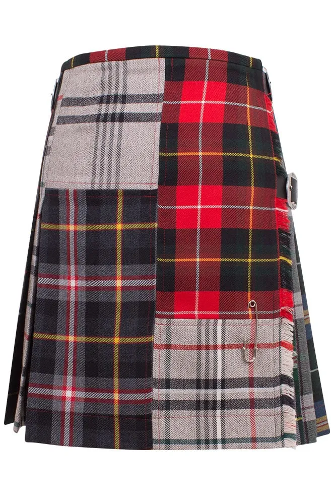 Rettl Patch Celtic Kilt Damen Patchwork Karo
