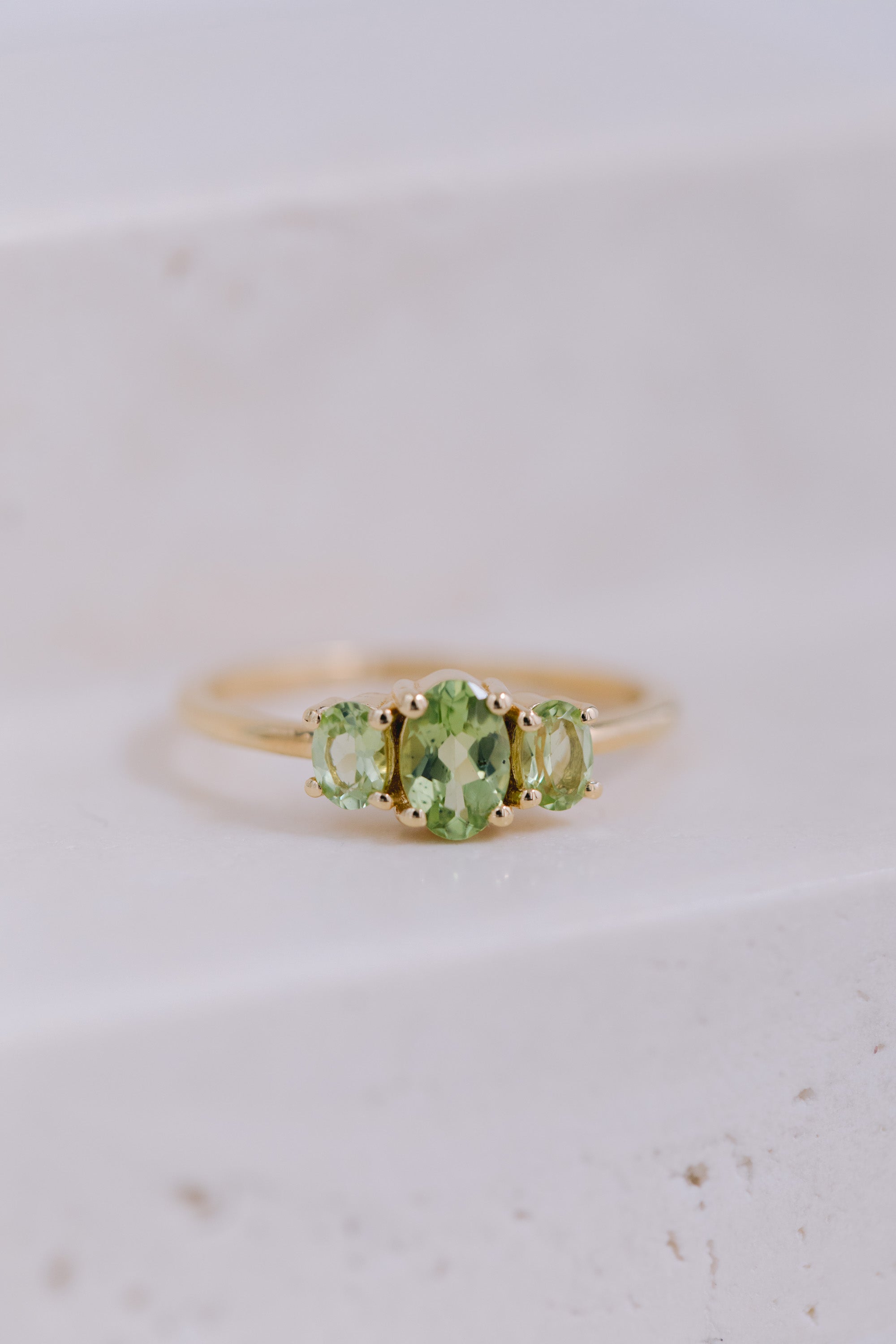 Juvelan Dublin Ring Silber Peridot Größe 50