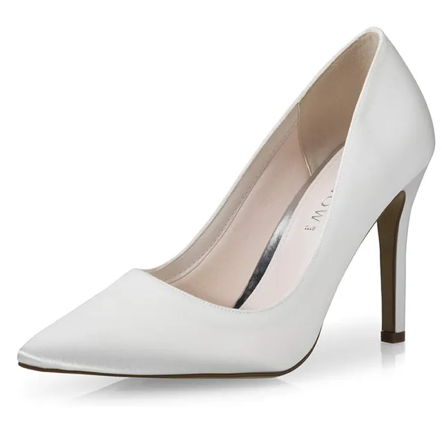 Rainbow Club Timeless Fergy Pumps Ivory Satin 9 cm Stiletto