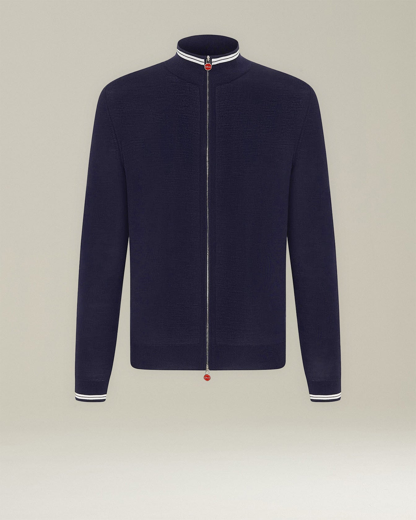 Kiton Knitwear Sporty Wool Cardigan Strickjacke Wolle