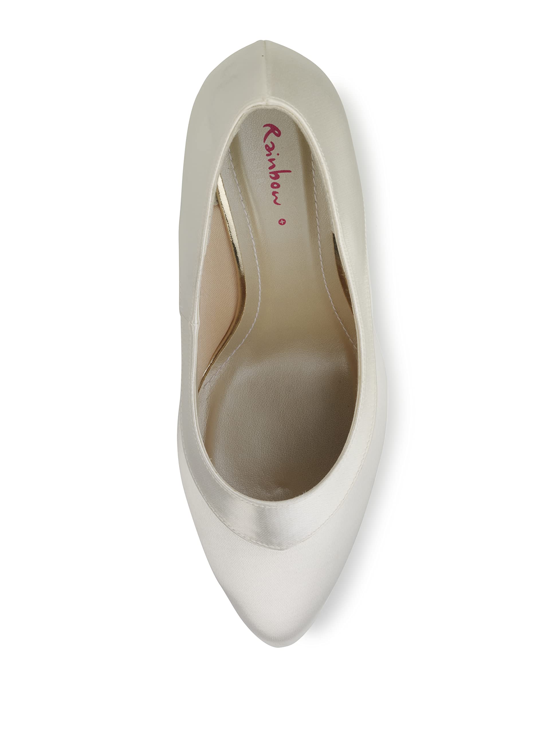 Rainbow Club Timeless Nicole Brautschuhe Ivory Satin Bliss