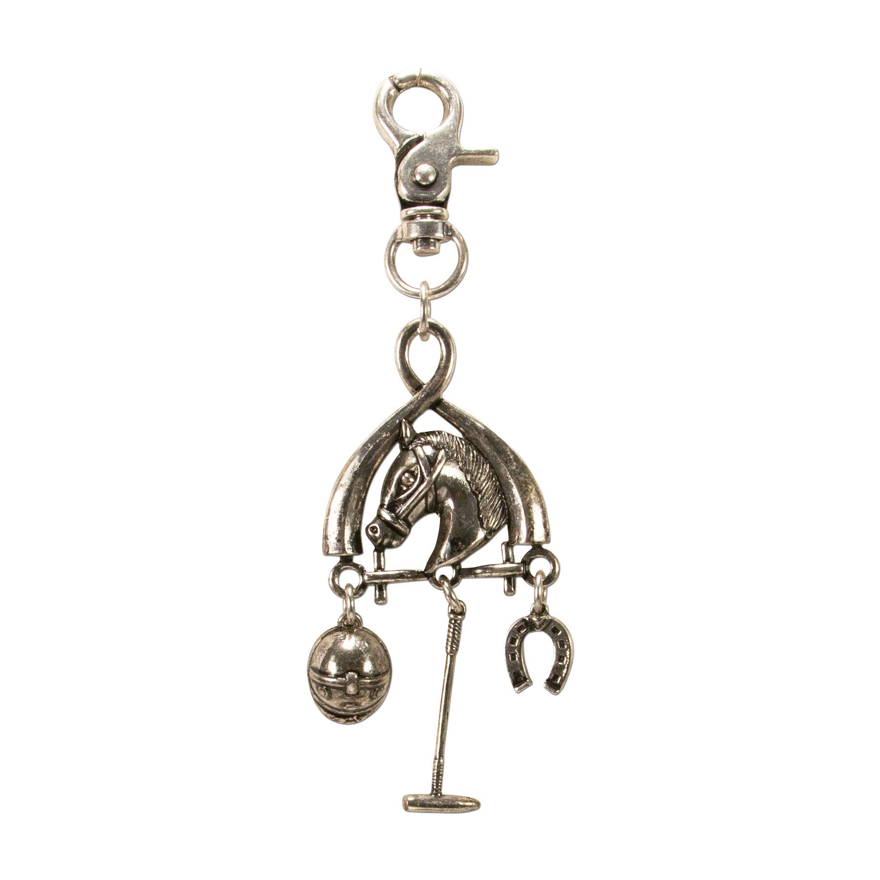 Alpenflüstern DAHEIM HCH032 Charivari-Anhänger Polo antik-silber