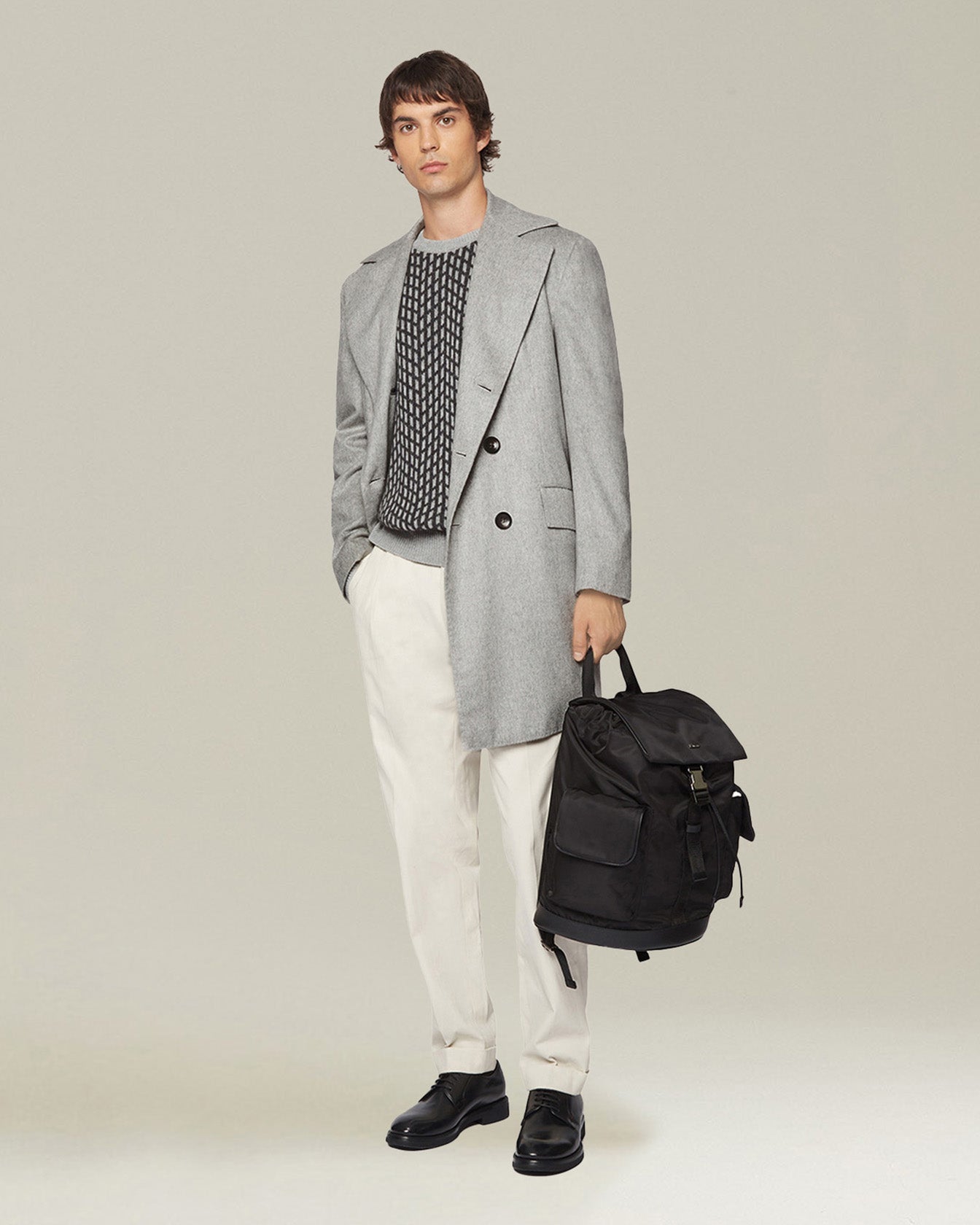 Kiton Outerwear Cappotto Kaschmirmantel doppelreihig Herren