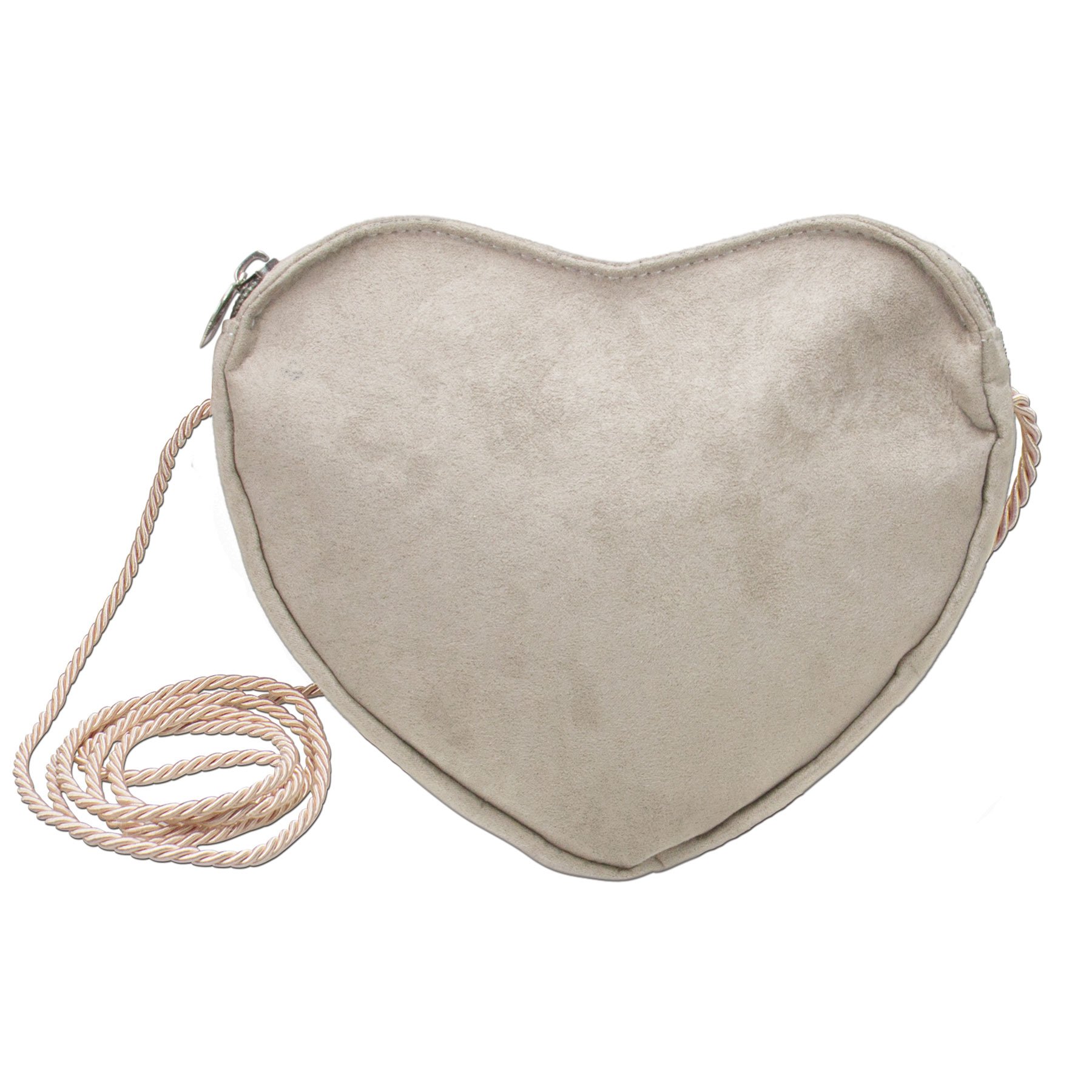 Alpenflüstern DAHEIM DTA037 Herztasche schwarz schlicht 19x17