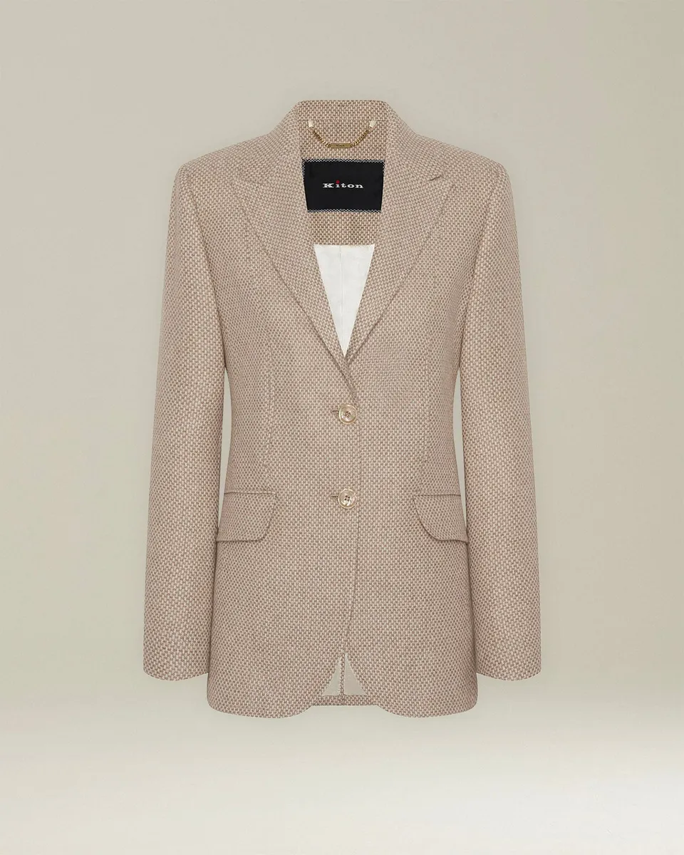 Kiton Jackets Blazer Kaschmir Einreihig Damen