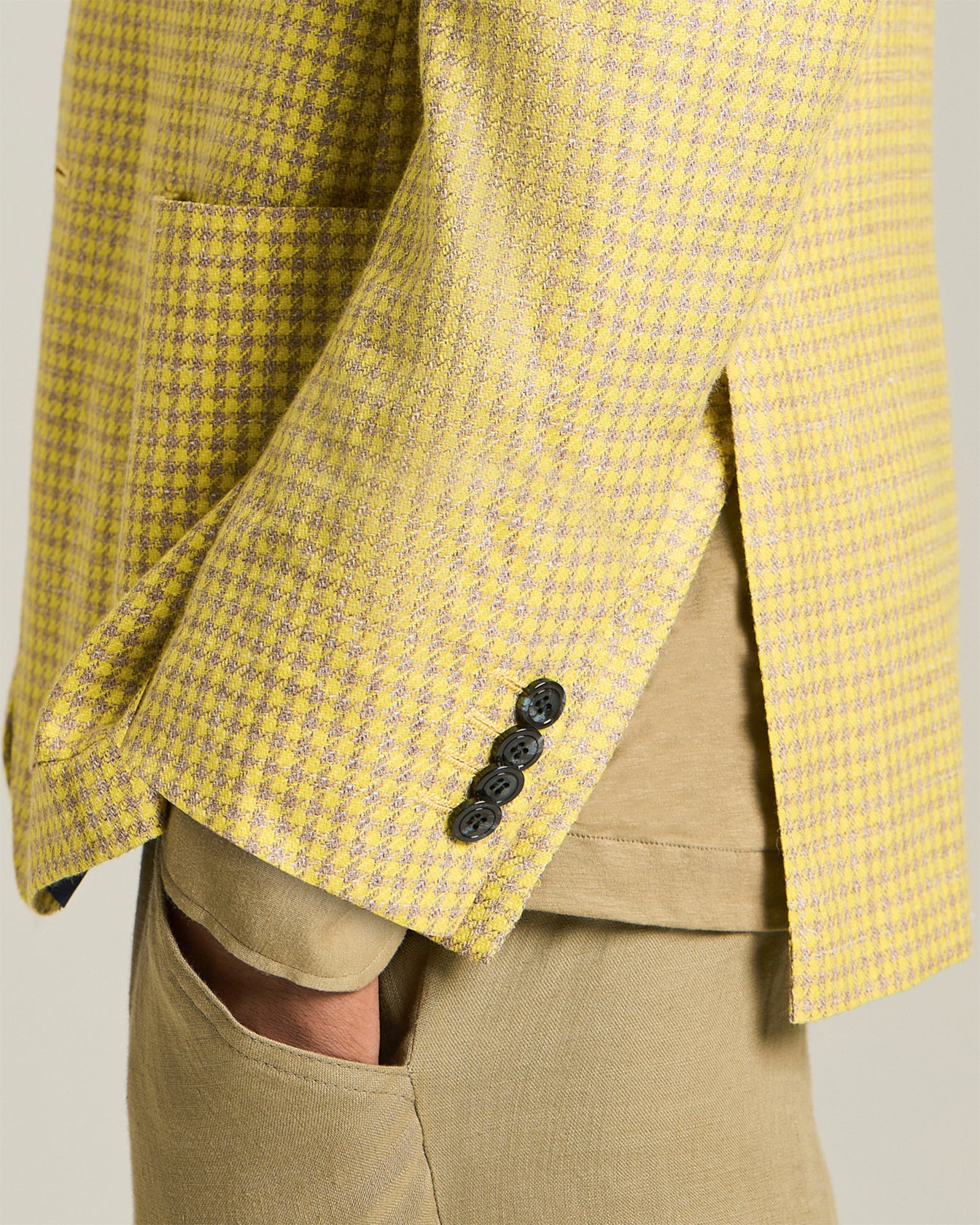 Kiton Jackets Houndstooth Blazer Kaschmir Hahnentritt