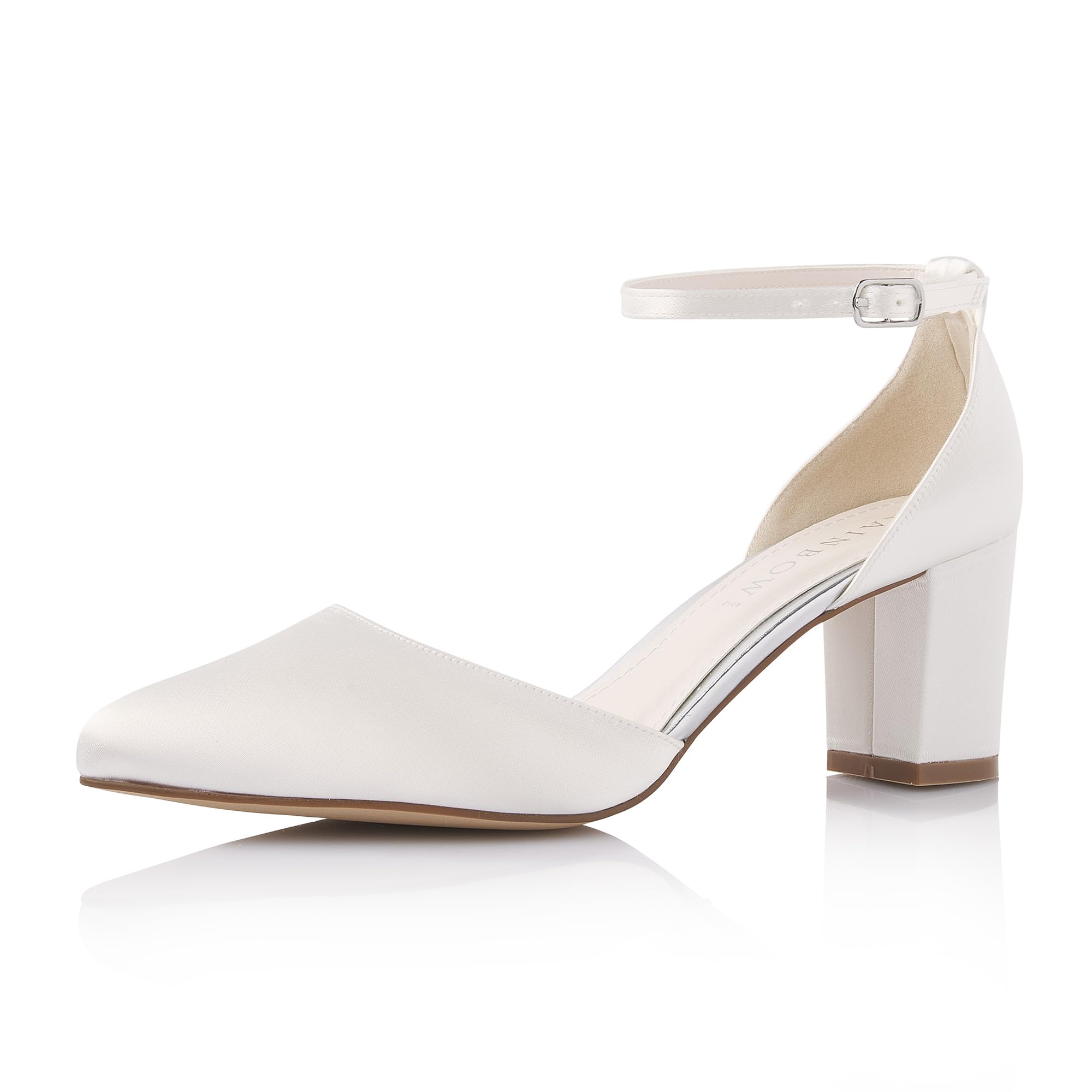 Rainbow Club Essentials Charlot Pumps Ivory Satin 6,5 cm Bliss