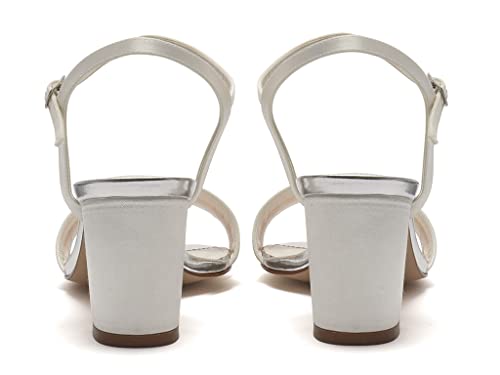 Rainbow Club Margot Braut-Sandalen 40.5 EU ivory Block