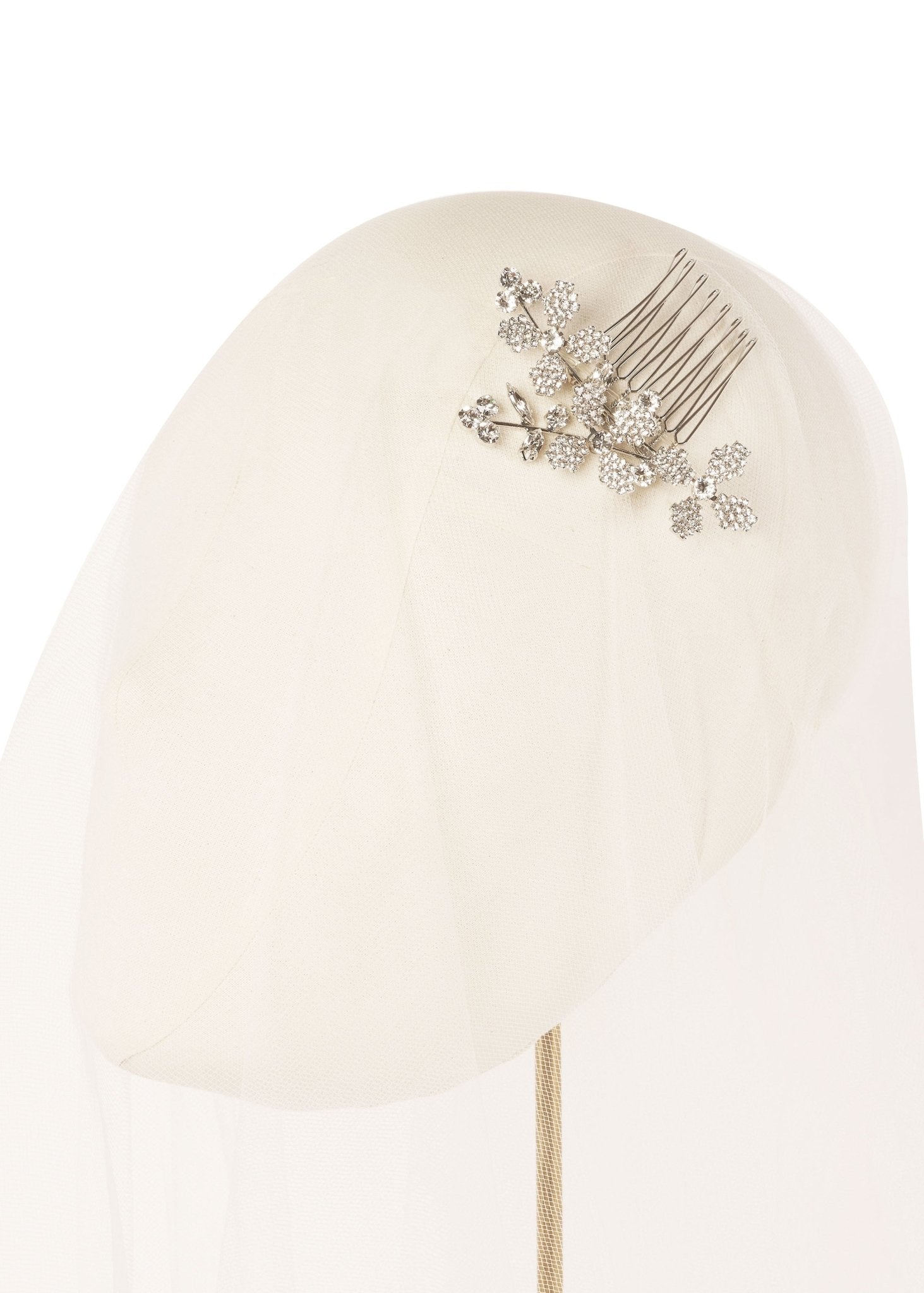 Elizabeth Bower Budding Cascade Mini Haarkamm Gold Kristall