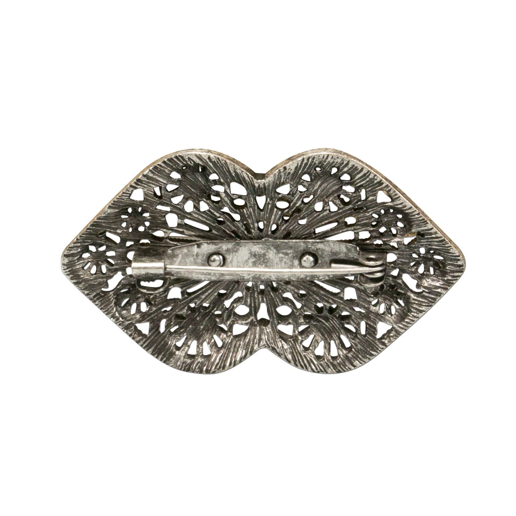 Alpenflüstern DAHEIM Lissy API077 Blusenbrosche antik-silber