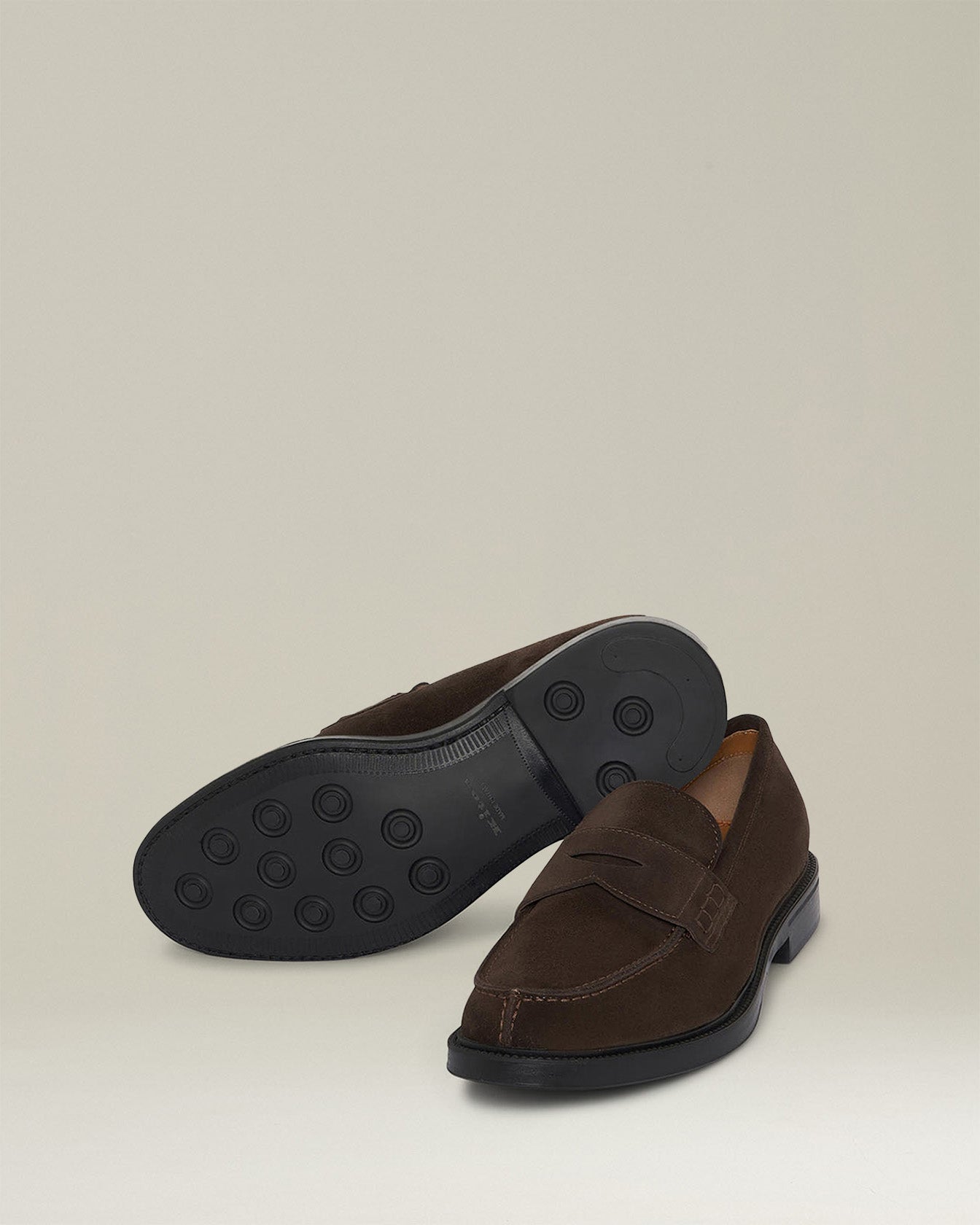 Kiton Suede Loafer Wildleder Slipper Kalbsleder Festlich