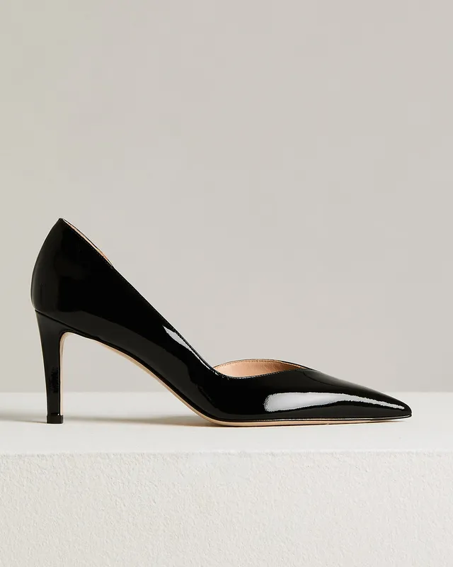 Kiton Shoes BLACK PATENT LEATHER PUMPS Lack Schwarz