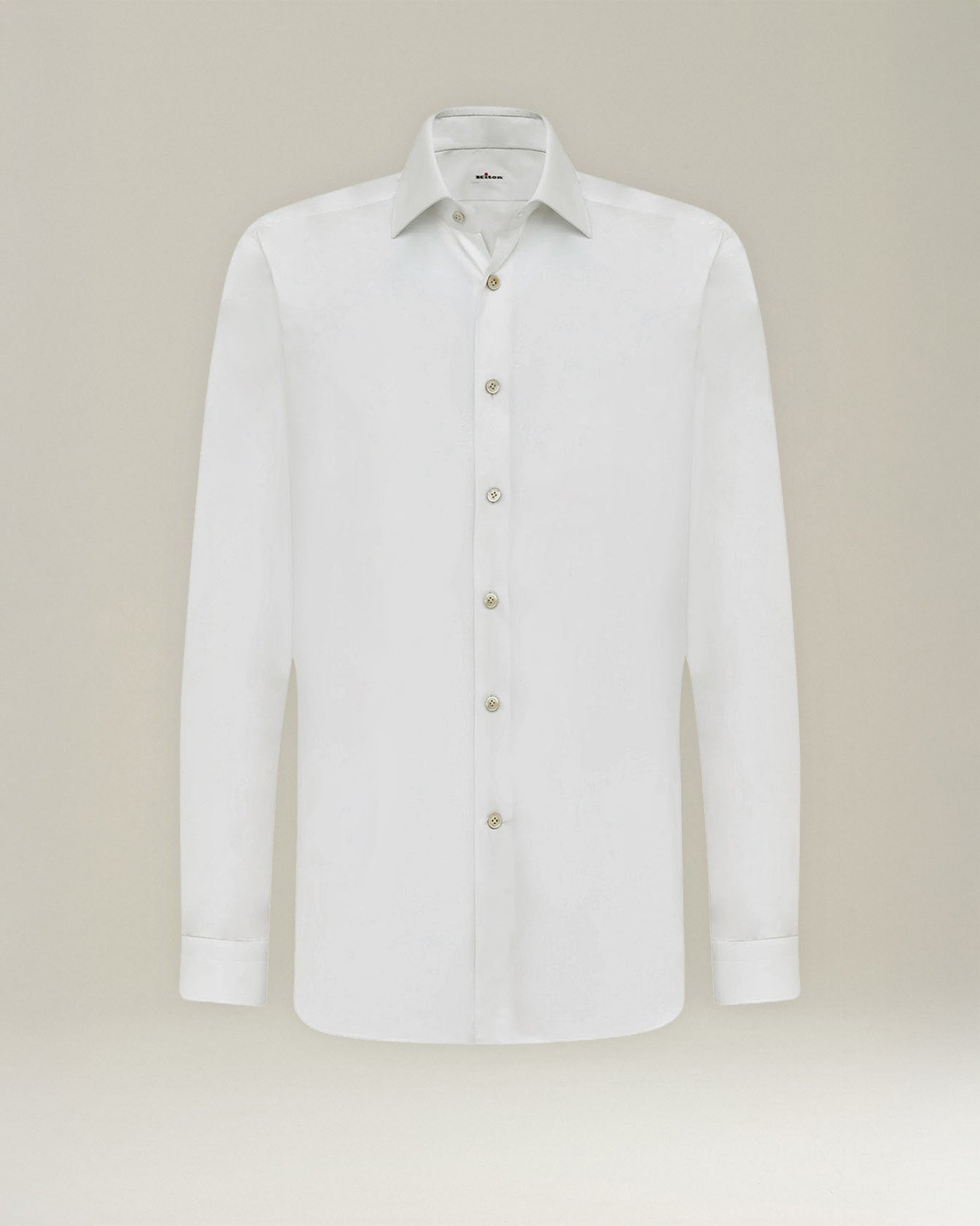 Kiton Formal Hemd Baumwolle handgenäht