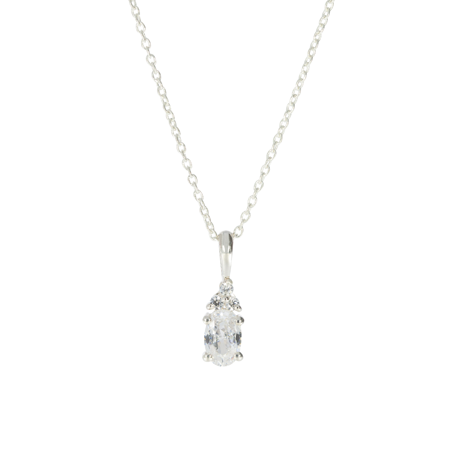 Juvelan Dazzling Beauty Halskette Kristall Silber 40-45 cm