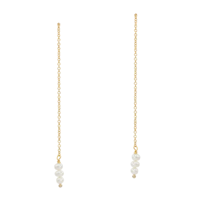 Juvelan Perfect Match Durchzieher Ohrringe Silber 13cm