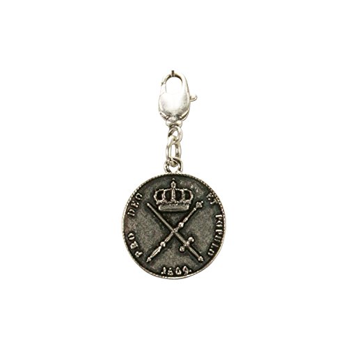 Alpenflüstern DAHEIM AAH161 Trachten-Anhänger Adlermünze medium antik-silber