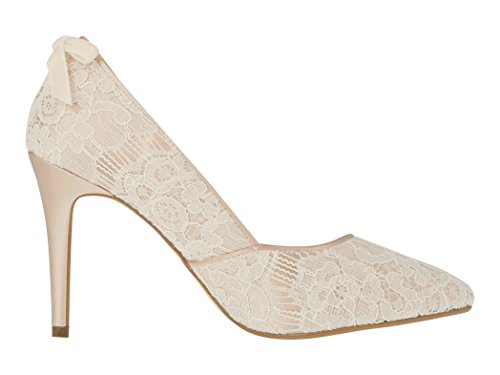 Rainbow Club Timeless Amanda Brautschuhe Ivory-Satin Gr. 39