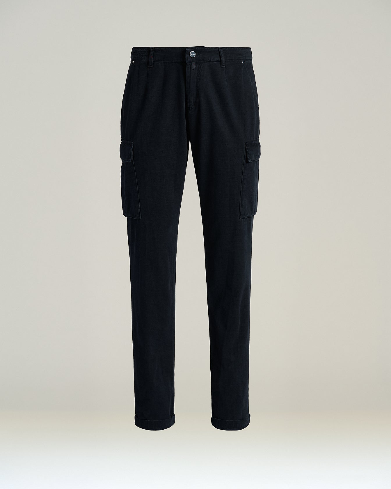 Kiton Hose Cargo Baumwolle-Stretch blau Gr. 34