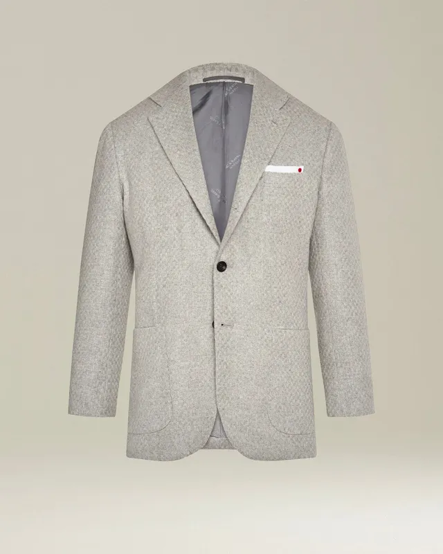 Kiton Jackets JACKET CASHMERE Sakko Grau Kaschmir
