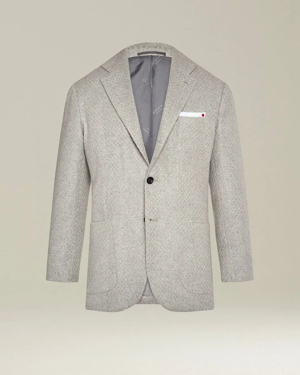 Kiton Jackets JACKET CASHMERE Sakko Grau Kaschmir