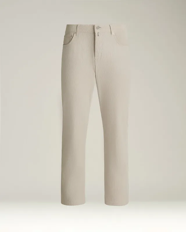 Kiton Jeans Five-Pocket Corduroy Trousers Cordhose Slim Baumwolle