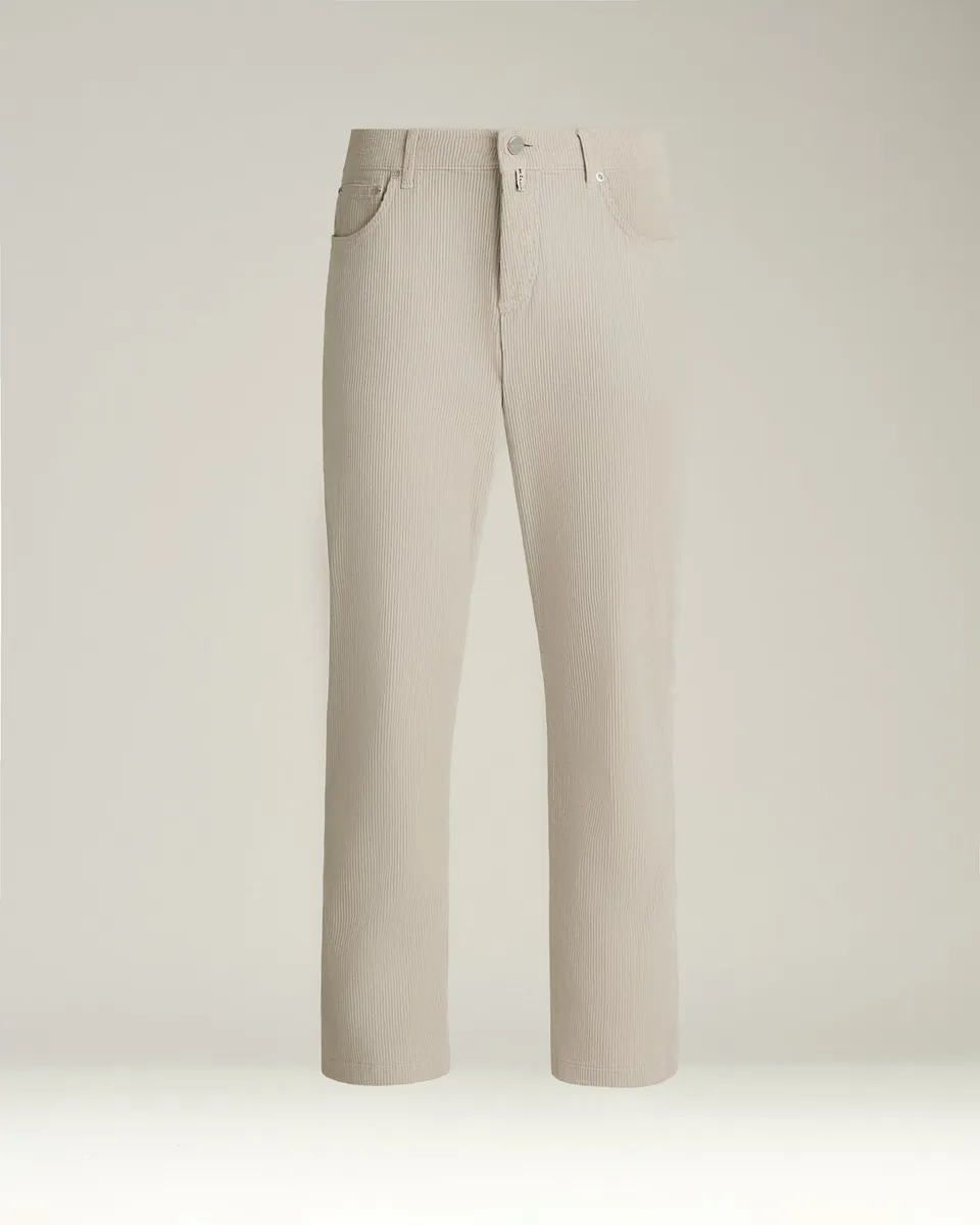 Kiton Jeans Five-Pocket Corduroy Trousers Cordhose Slim Baumwolle