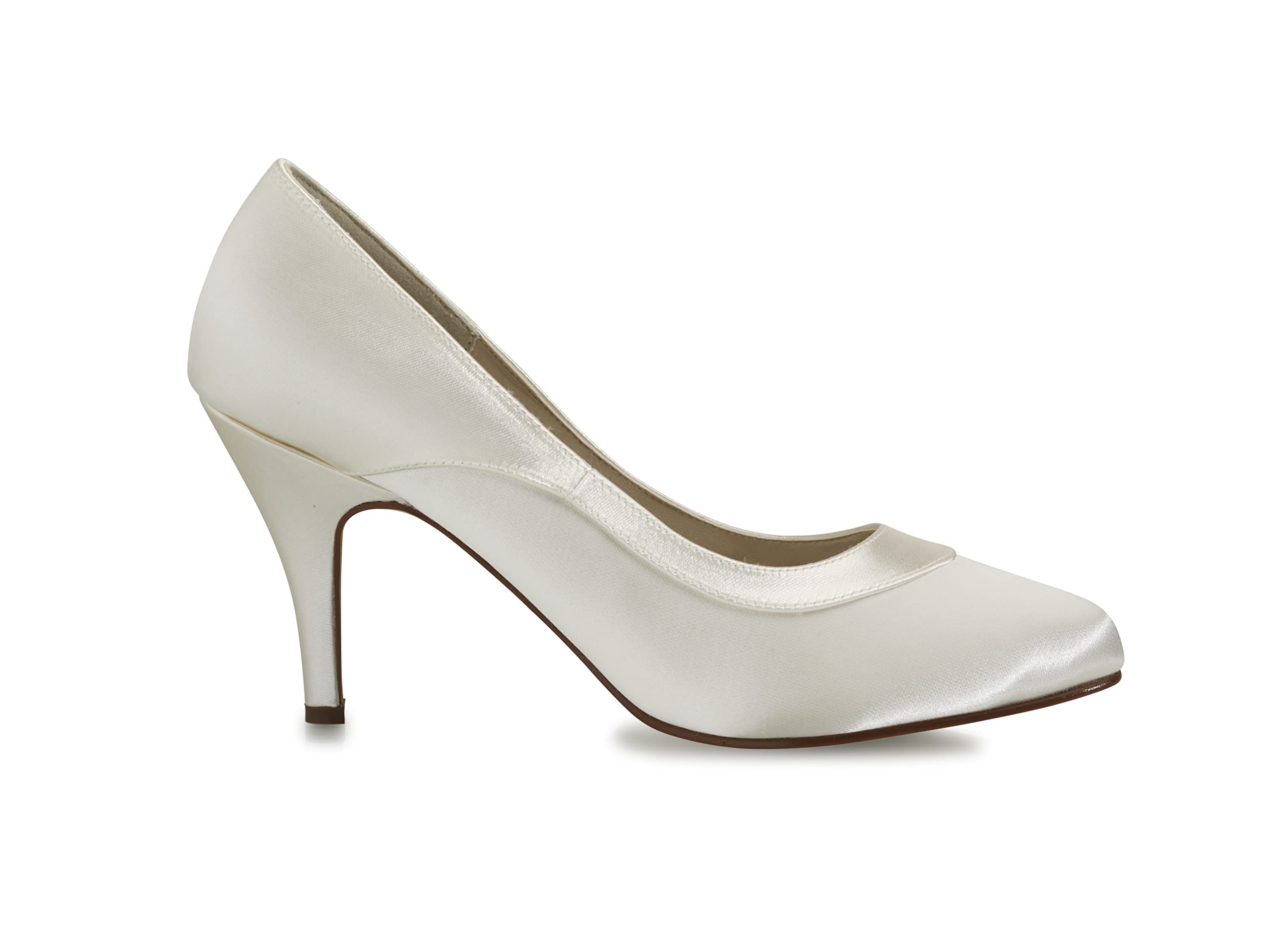 Rainbow Club Timeless Nicole Brautschuhe Ivory Satin Bliss