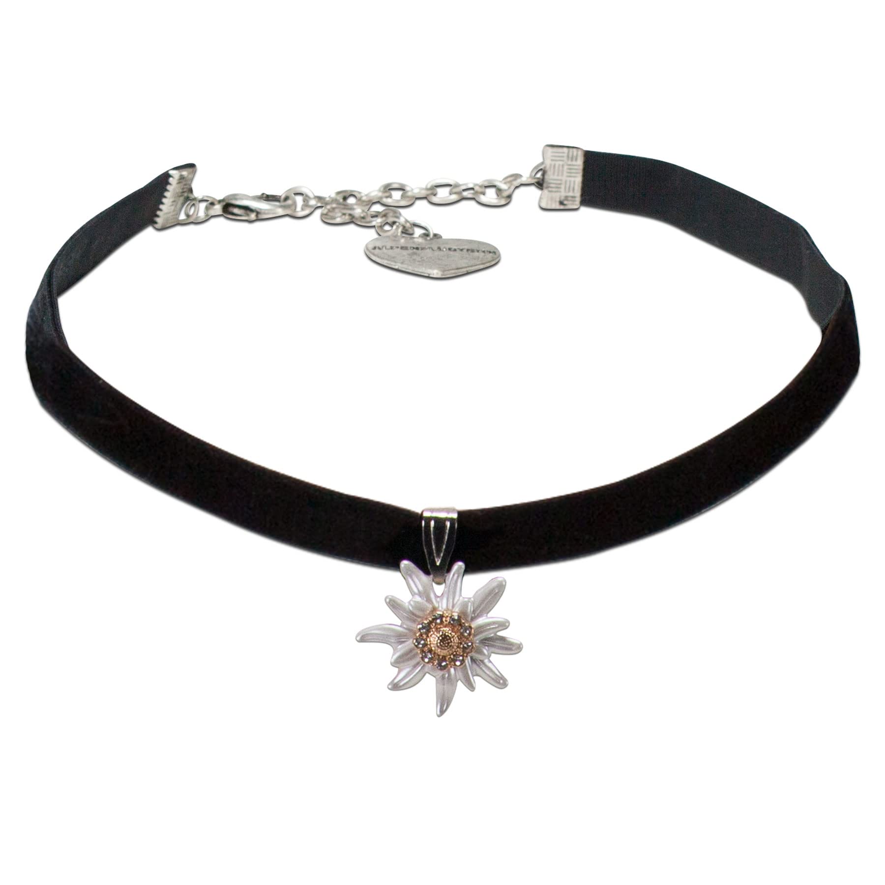 Alpenflüstern DAHEIM Greta SET053 Schmuckset schwarz Samt