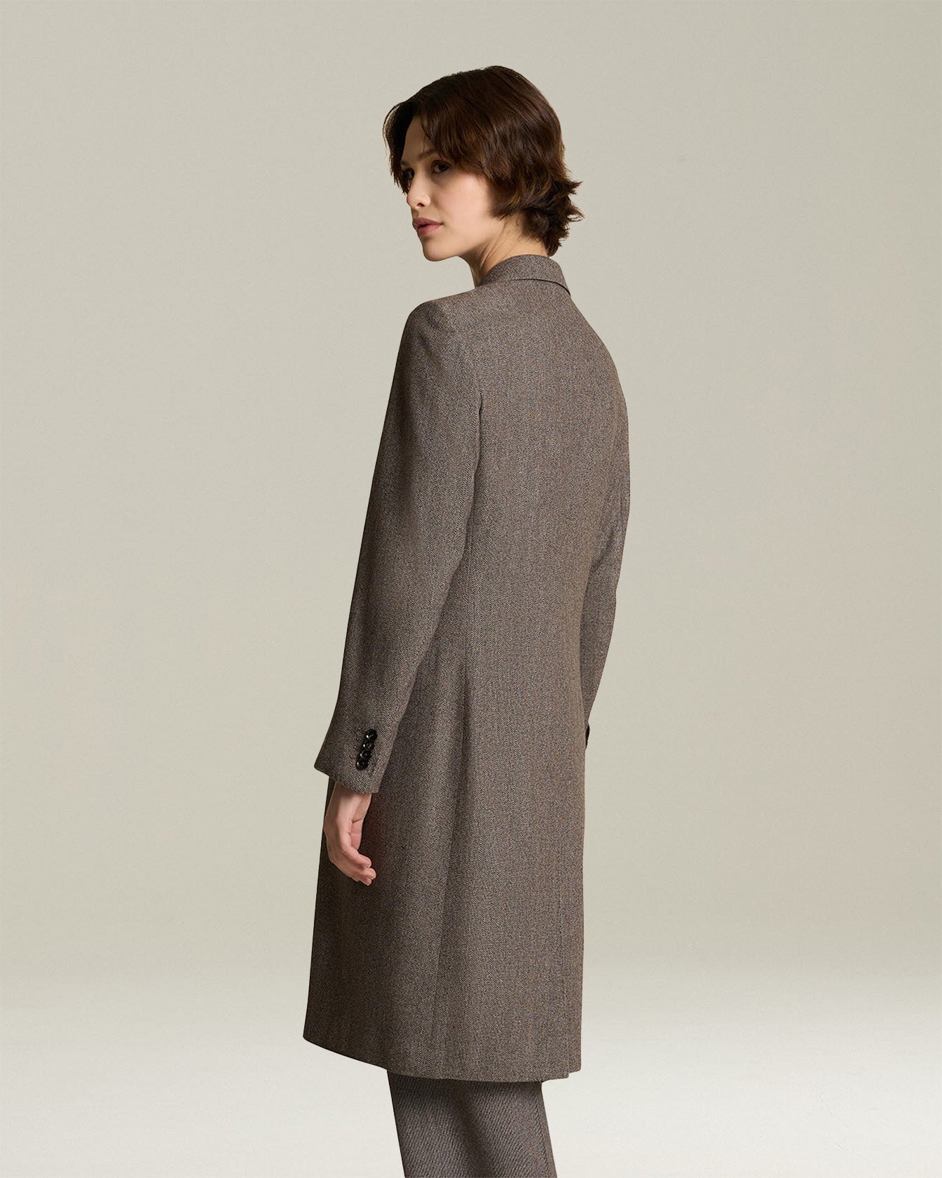 Kiton Outerwear Mantel Wolle-Cashmere zweireihig Damen