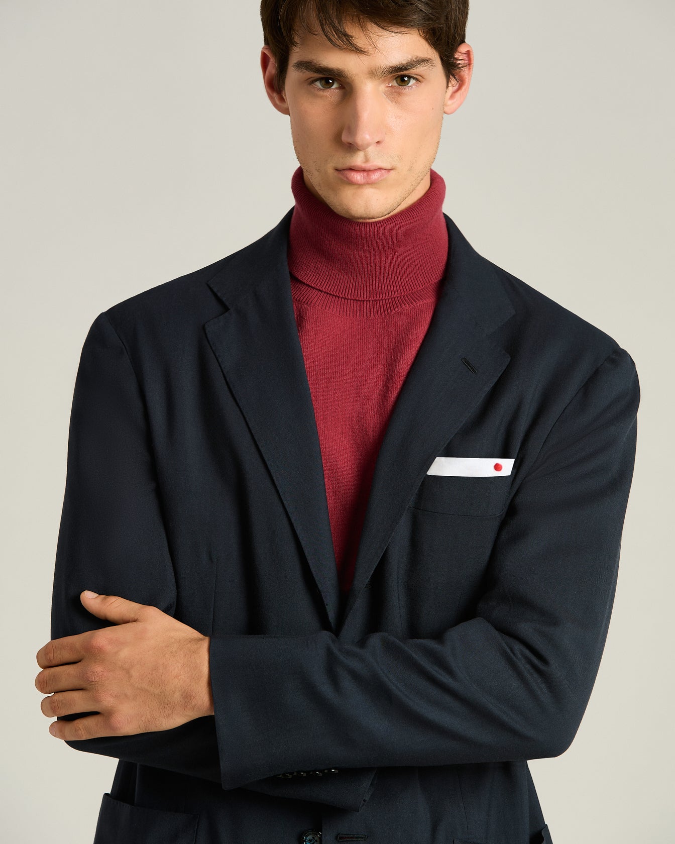 Kiton Jackets Navy Cashmere Sakko 50 Kaschmir