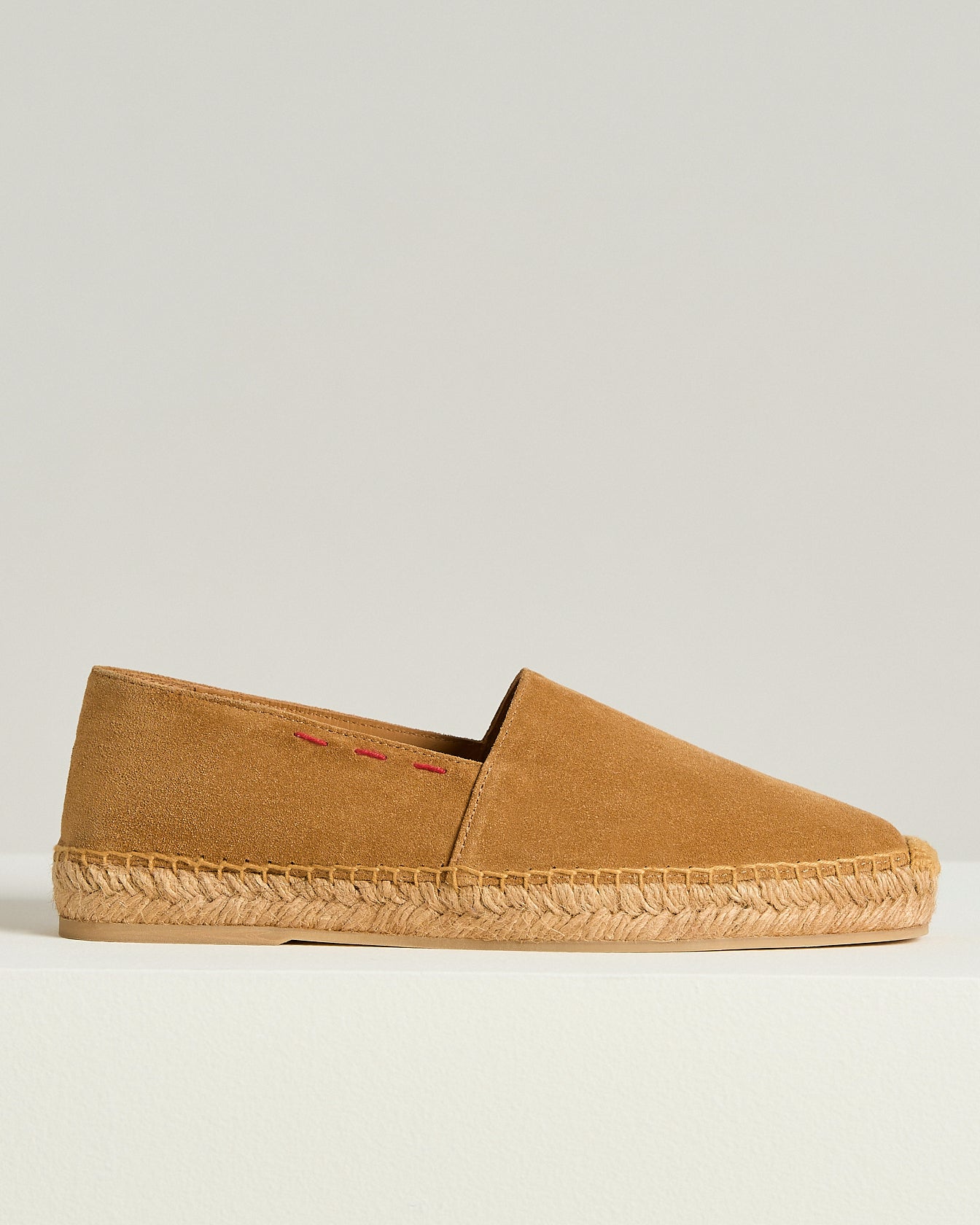 Kiton Shoes Espadrilles Cognac Wildleder Slip-On