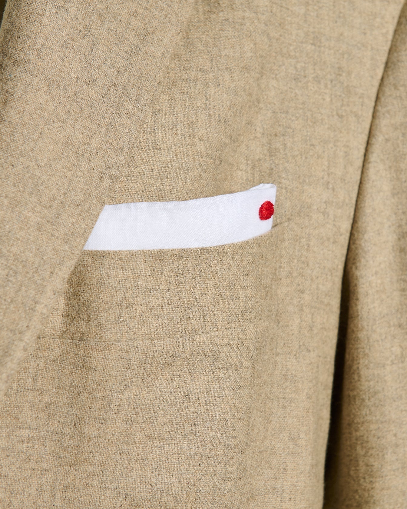 Kiton Jackets Sakko Beige Kaschmir Patten-Taschen 52