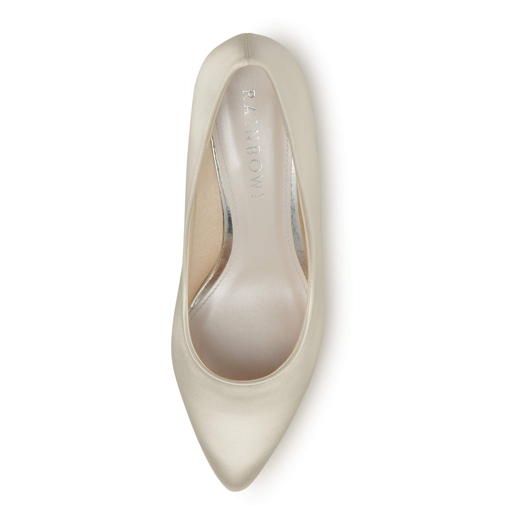 Rainbow Club Timeless Debora Braut-Pumps Ivory Satin 6,5 cm