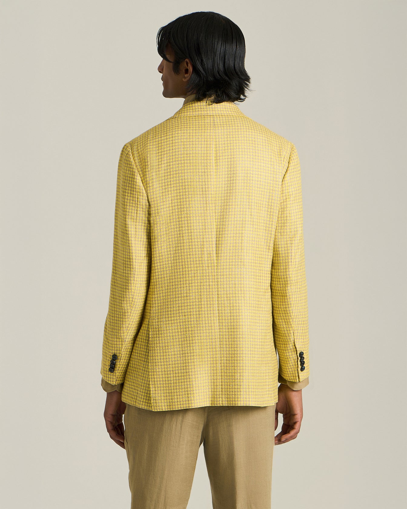 Kiton Jackets Houndstooth Blazer Kaschmir Hahnentritt
