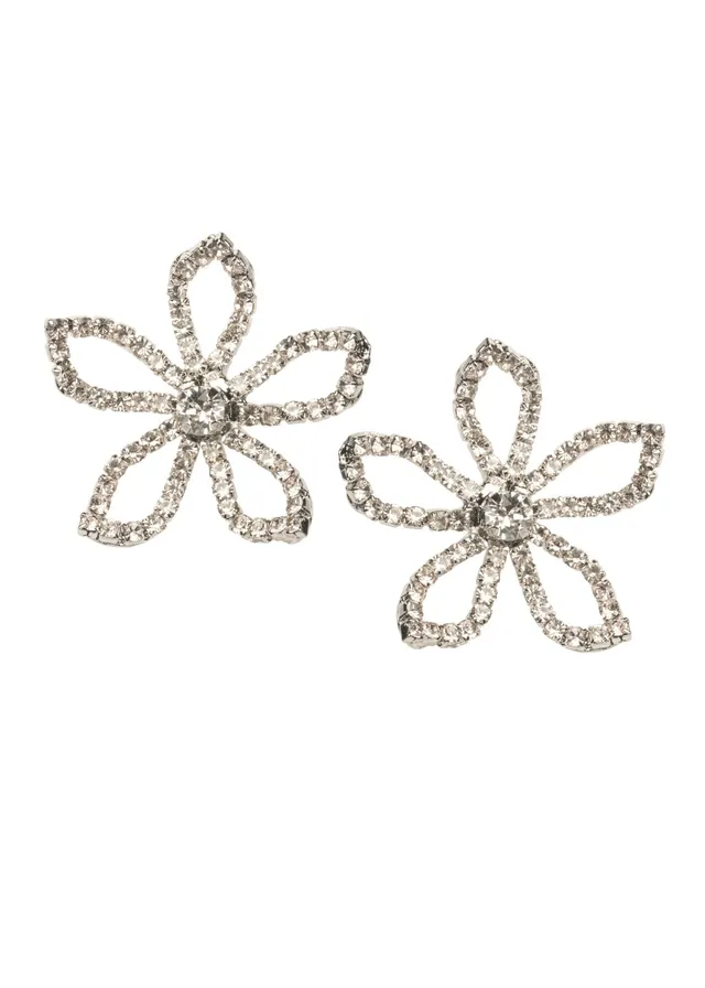 Elizabeth Bower Pavet Stud Braut-Ohrstecker Kristall Gold