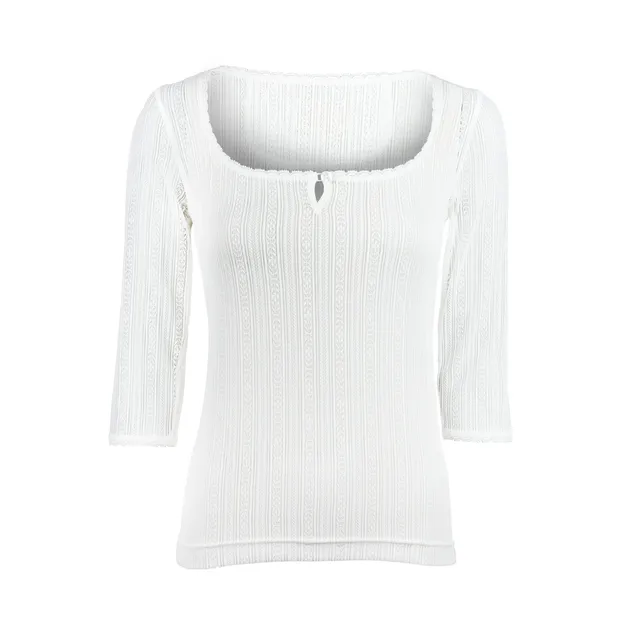 Rettl Women Baroness Bluse Damen weiß Baumwolle