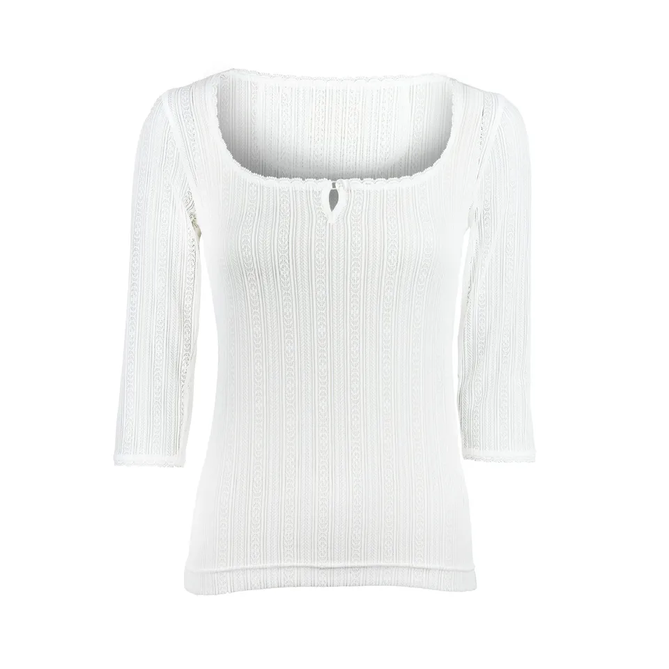 Rettl Women Baroness Bluse Damen weiß Baumwolle