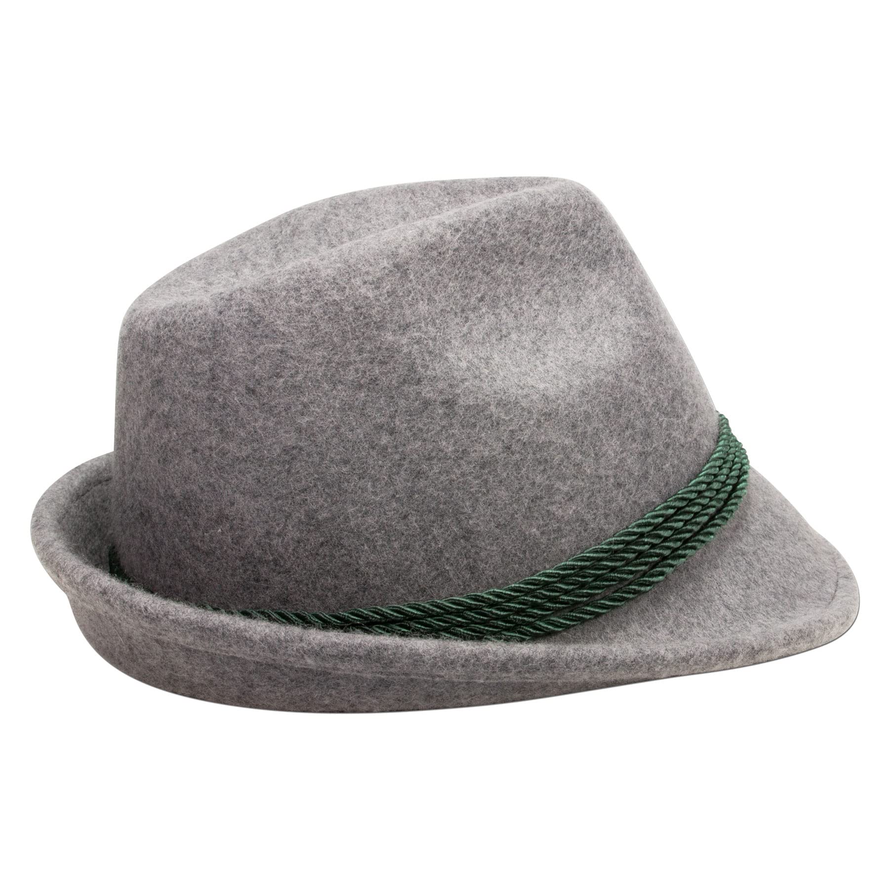 Alpenflüstern DAHEIM ADV02500M09 Trachten-Filzhut grau Medium 56/57