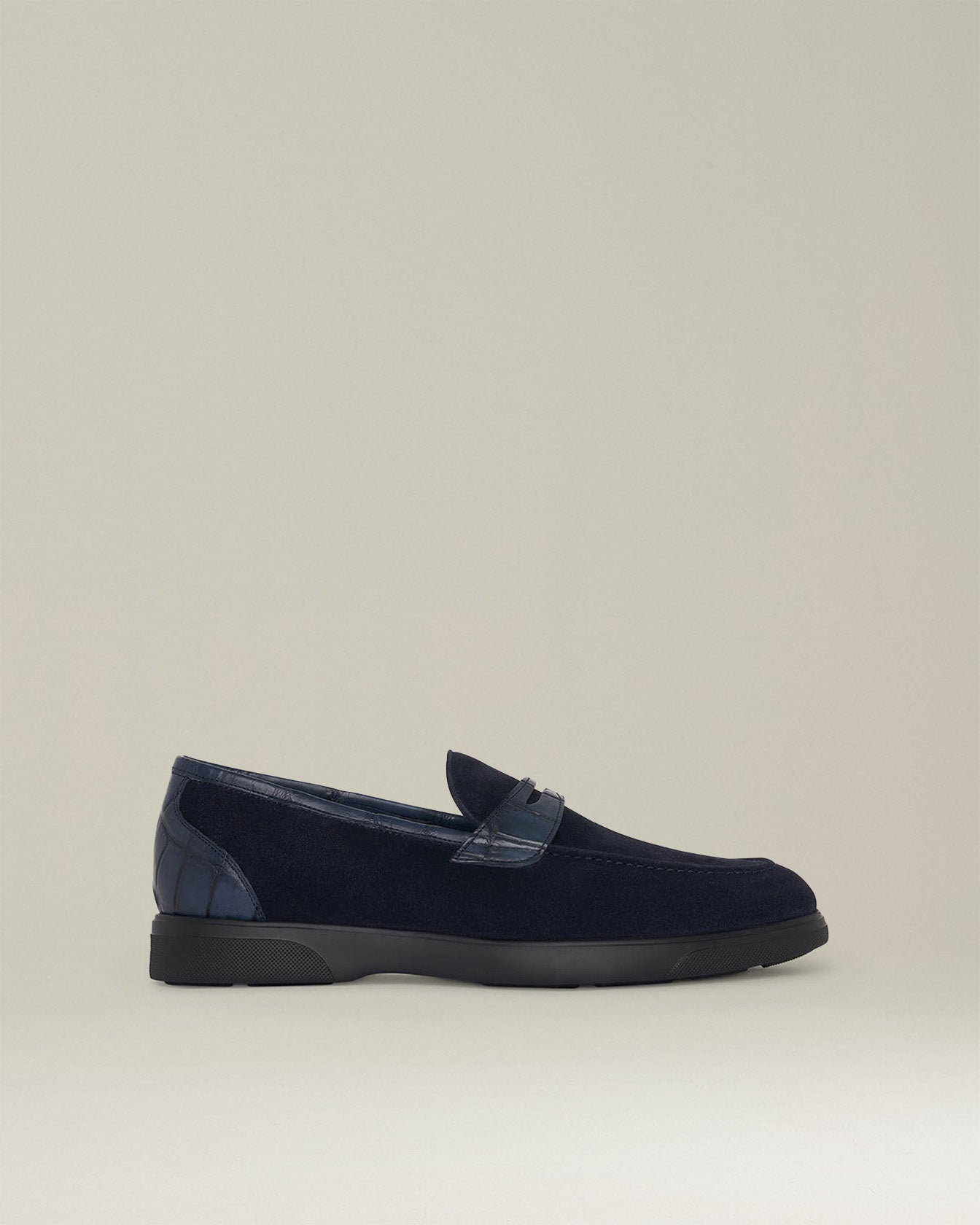 Kiton Shoes Loafer Kalb Krokodil Größe 42