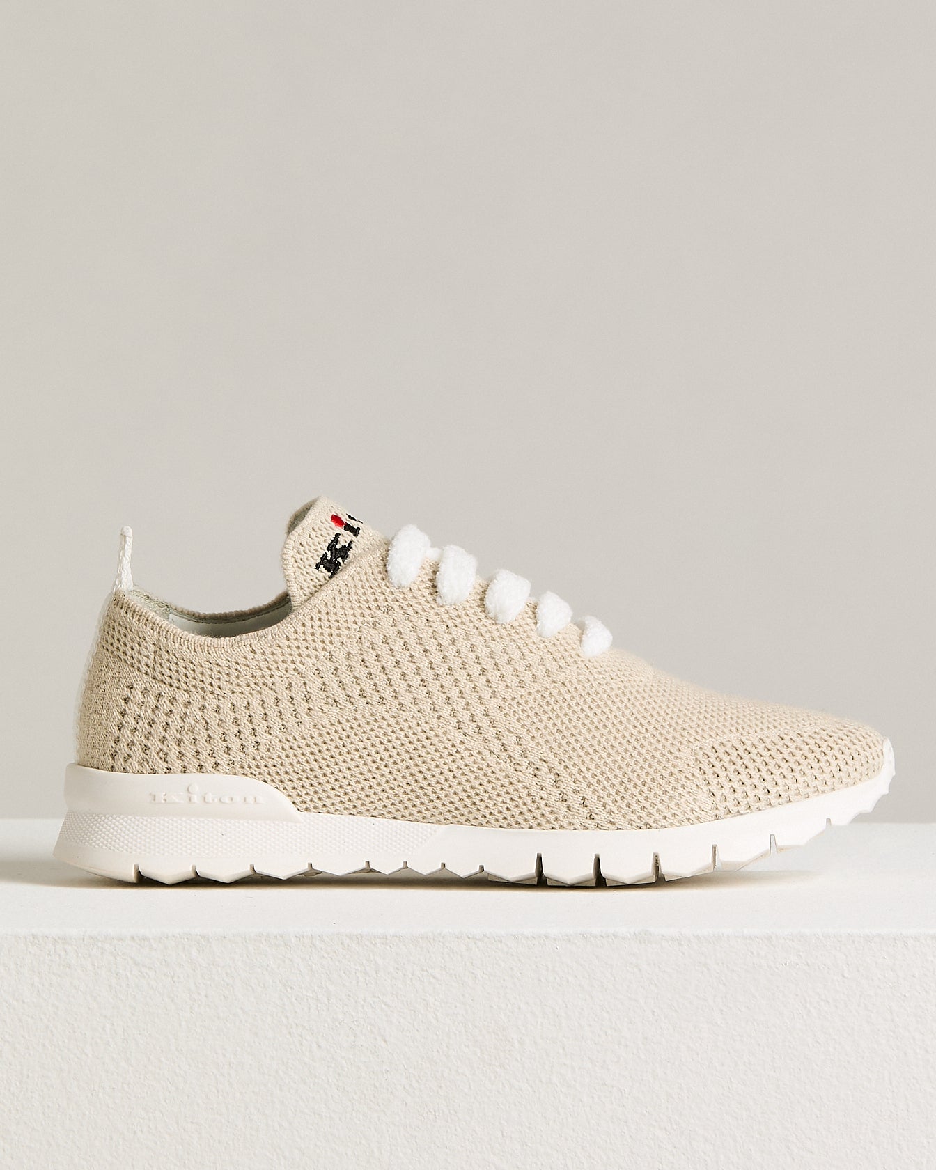 Kiton Fits Kaschmir Sneaker hellbeige Gr. 40