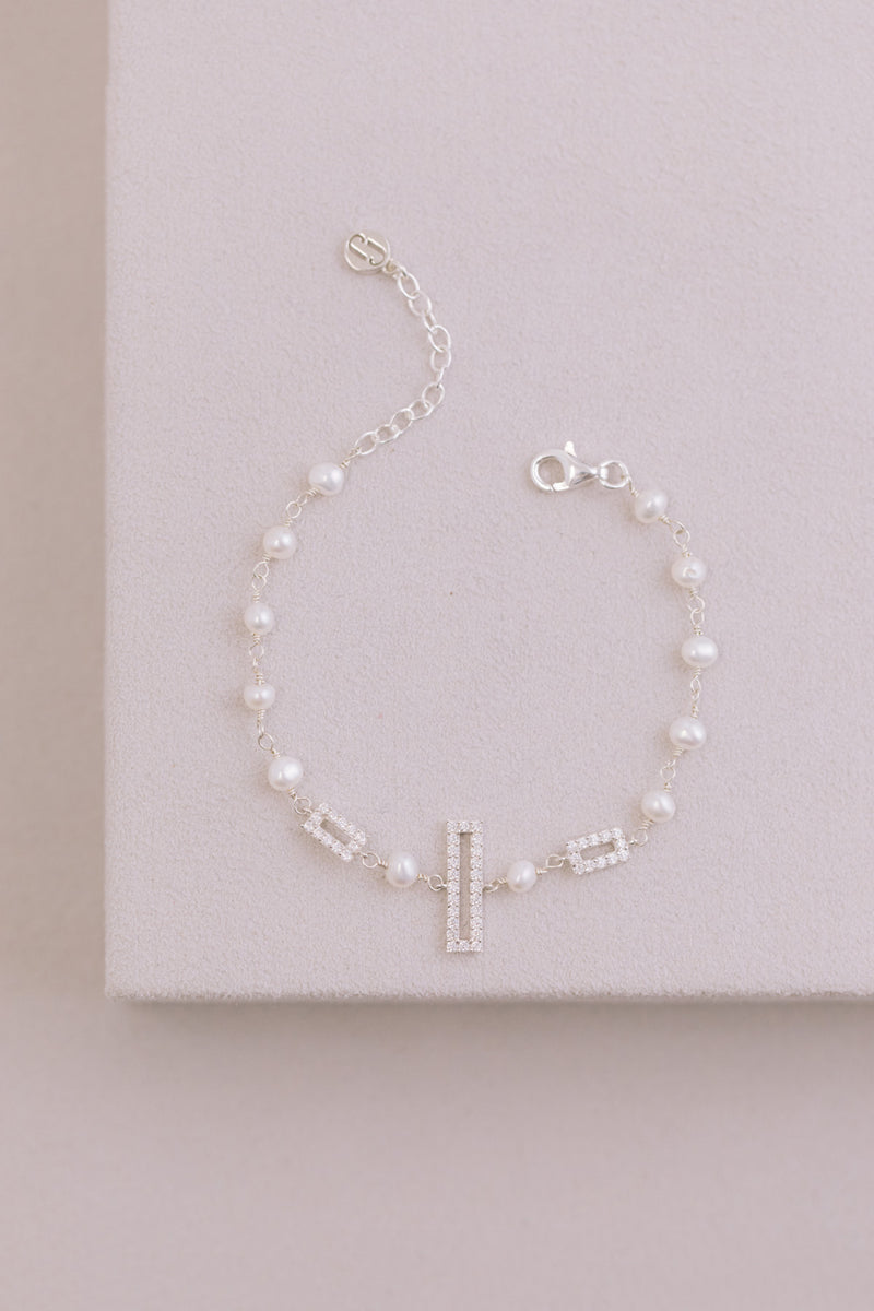 Juvelan Picturesque Armband mit Perlen und Kristall