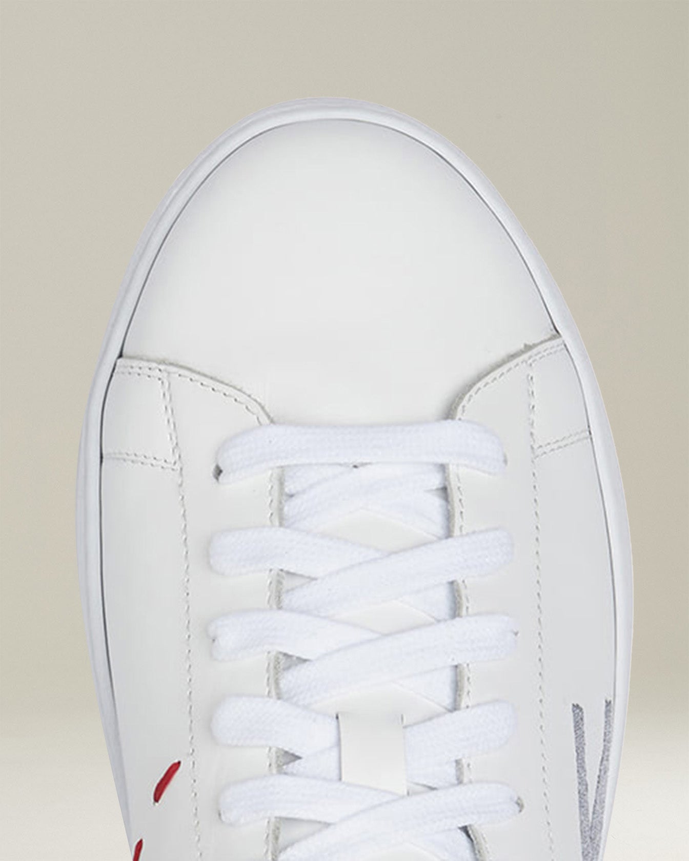Kiton Calfskin Sneakers Sneaker weiss Kalbsleder
